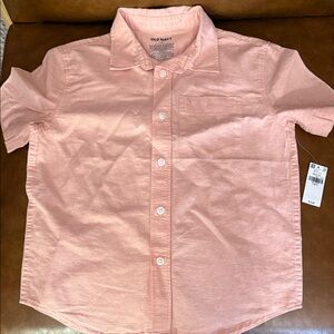 Old Navy Kids Light Pink Button Down Shirt
